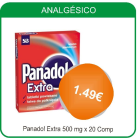 PANADOL EXTRA, 500/65 MG X 20 COMP REVEST