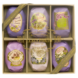 ACH BRITO BOX OF SIX  VIOLETE SOAPS COLLECTION