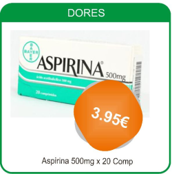 ASPIRINA, 500 MG X 20 COMP