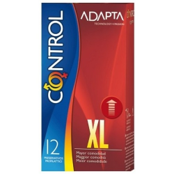 CONTROL ADAPTA XL PRESERVATIVO X 12