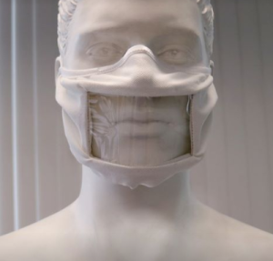 Máscara Social Branca - Indicada para surdos