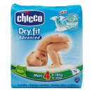 Chicco. Fraldas Dry Fit T4 (8-18Kg)
