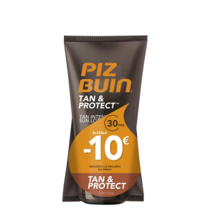 Piz Buin Tan & Protect Duo Loção solar intensificadora do bronzeado SPF30 2 x 150 ml com Desconto de 10€