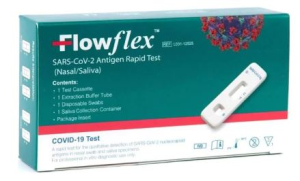 Autoteste Antigénio Covid-19 FlowFlex Saliva / Nariz